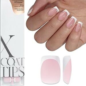 Natural Pink French Tip Press-On Nails